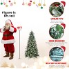 Artificial 5ft Green Christmas Tree with 1113PE/PVC Mixed Branch Tips,Red fruit and Pine cone,Hinged Premium & Foldable Base - 2 of 4