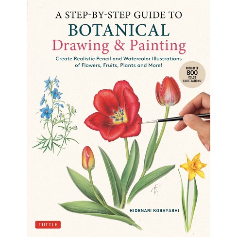 A Step-by-step Guide To Botanical Drawing & Painting - By Hidenari ...