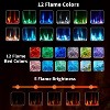 Electric Fireplace Insert, Recessed/Wall-Mounted Linear Heater with Remote & Touch Screen, 750W/1500W, 12 Flame Colors Adjustable Brightness - 4 of 4