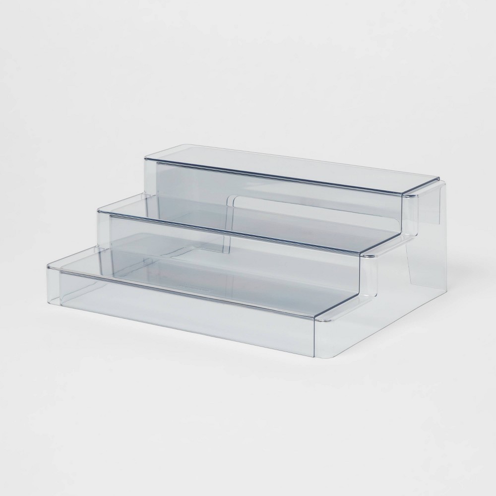 Plastic 3-Tier Expandable Shelf Clear - Brightroomâ„¢