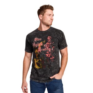 Five Nights At Freddy's I Always Come Back Men's Black Mineral Wash Crew Neck Short Sleeve T-shirt - 1 of 4