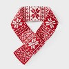 Red Fairisle Dog Scarf - Boots & Barkley™ - 2 of 3