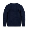 Hope & Henry Boys'  Long Sleeve Fisherman Cable Pullover Sweater, Infant - 3 of 4