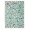 Modern Insect Floral Area Rug for Living Room, Machine Washable Carpet Non Slip Doormat, Low Pile Large Stain Resistant Floor Carpet - 2 of 4