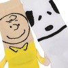 Peanuts Snoopy and Charlie Brown Holding Hands Womens Casual Crew Sock - 4 of 4