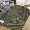 Modern Rainbow Easy Jute Area Rugs, Washable Natural Contemporary Indoor Outdoor Carpet for Living Room Farmhouse Patio Backyard RV - 3 of 4