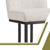 Dovelina Modern Linen Upholstered Barstool Set of 2 - 4 of 4