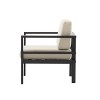PAGED Outdoor Dining Chairs Aluminum Frame Outdoor Patio Chairs with Weather-Resistant Cushions for Outside, Yard, Balcony - 4 of 4