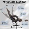 Gaming Chair with Massage Lumbar Support & Footrest,Adjustable Height Ergonomic Racing Style Computer Chair-The Pop Home - 3 of 4