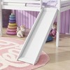 MAYEERTY Twin Low Loft Bed with Slide, Ladder, Safety Guardrails White - 4 of 4