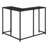 FONTOI L-shaped Side Table, Corner Table, Console Table for Living Room, Bedroom, Small Space, Entryway, Black, 36"*32"*36" - 4 of 4