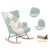 Bella Depot Hazel Rocking Chair with ottoman - 2 of 4