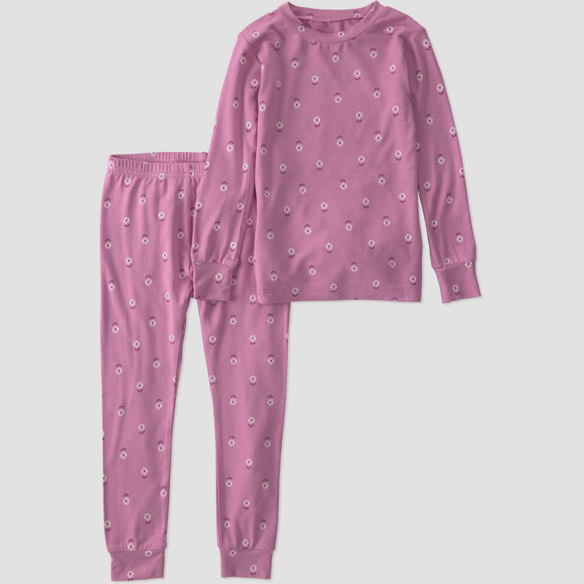 Carter's Just One You® Baby Girls' 2pc ComfySoft Floral Pajama Set - Purple 18M