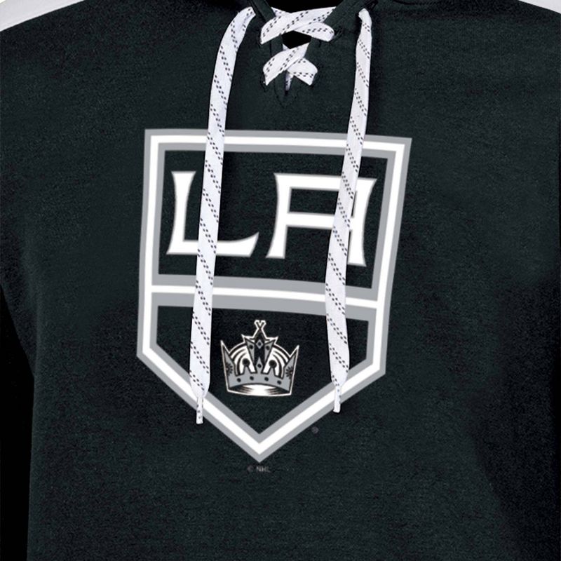 NHL Los Angeles Kings Men&#39;s Hooded Sweatshirt with Lace, 3 of 4