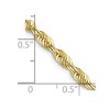 Black Bow Jewelry 3.5mm 10k Yellow Gold Diamond-Cut Solid Rope Chain Necklace - 4 of 4