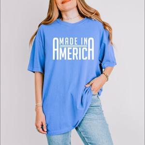 Simply Sage Market Made In America Rounded Garment Dyed Tee - 1 of 4