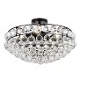 Elegant Lighting Savannah 20 inch flush mount in black - 3 of 4