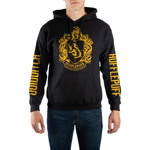 Harry Potter House Hufflepuff Coat Of Arms Fleece Hoodie Sweatshirt-medium  : Target | Hoodies