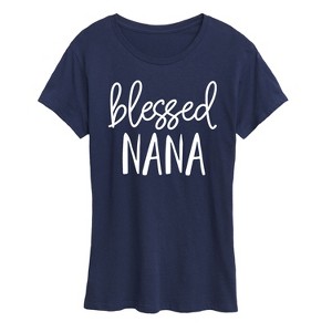 Women's - Instant Message - Blessed Nana Short Sleeve Graphic T-Shirt - 1 of 4
