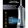 MySmile Portable Cordless 350ML Water Dental Flosser OLED Display with 5 Modes 8 Jet Tips - 4 of 4