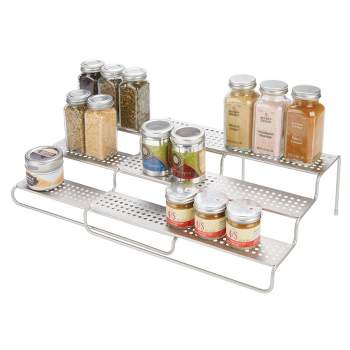 mDesign Adjustable/Expandable Kitchen Organizer Spice Rack