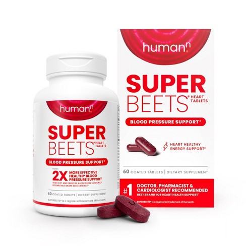 Superbeets Heart Tablets - 60ct : Target