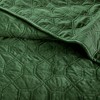 Sapphtopaz Bedding Comforter Set Elegant Velvet Cotton Geometric Quilting Quilt Set 3 Piece 1 Quilt, 2 Pillow Shams - 3 of 4
