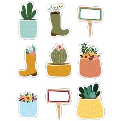 Carson Dellosa Education Boots, Pots, and Garden Signs Cutouts (36 cut-outs)