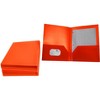 FOLDER SCHOOL SMART TWO-POCKET HEAVYWEIGHT POLY - 3 of 4