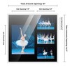 PosterPalooza | White Finish Collage Frame - Black Mat, 20 Frame Sizes to Choose From, UV Acrylic - 2 of 4