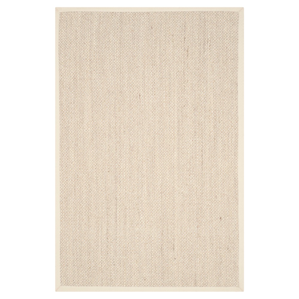 Natural Fiber Rug - Marble/Beige - (4'x6') - Safavieh