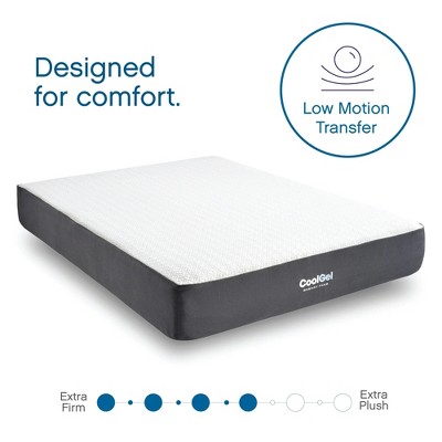 Classic Brands Cool Gel Ventilated Gel Memory Foam 10-Inch Mattress, Full, White - Thumbnail 4