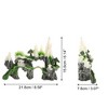 Unique Bargains Aquarium Terrariums Mountain for Fish Tank Landscape Decoration Green White 6.14" 1pcs - 4 of 4