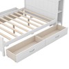 CAVINAS Full Size Platform Bed Modern Wooden Bed Frame with Storage Headboard and 4 Storage Drawers for Bedroom - 4 of 4