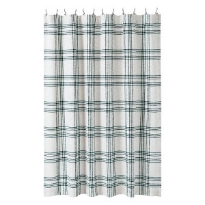 Pine Grove Plaid Shower Curtain 72x72 VHC Brands - 1 of 4