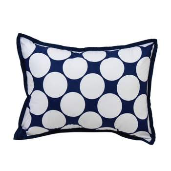 Bacati - MixNMatch Blue Throw Pillow