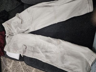 Girls' Mid-rise Wide Leg Cargo Pants - Art Class™ Khaki 8 : Target