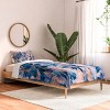 Deny Designs 2pc Twin/Twin XL Mirimo Floralia Blue Comforter and Sham Set - 2 of 4
