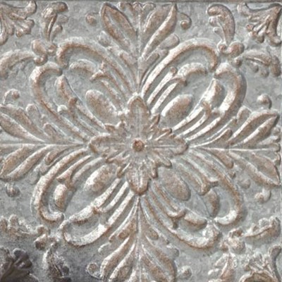 15 x 41 inch Rustic Distressed Wood and Metal Wall Art