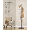 SONGMICS HOME Tree-Shaped Coat Rack, Coat Rack Freestanding, Coat Rack Stand with 8 Sturdy Hooks, with Curved Edges, 69 Inches Tall, Ink Black - 2 of 4