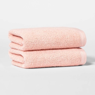 peach hand towels