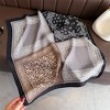 Anna-Kaci Women's Faux Velvet Scarf with Multi-Tone Bandana Patchwork Print 27×27 Inches - 2 of 4
