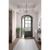 Progress Lighting Galloway 4-Light Foyer Pendant, Matte Black, Open Frame, Brushed Nickel, Candelabra Lights, No Shade - 2 of 4