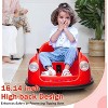 Garvee 12V Bumper Car for Toddlers with Remote Control 360 Degree Spin Lights and Sounds Electric Kids Ride-On Vehicle - 3 of 4