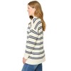 Woman Within Plus Size Waffle Polo Sweater - 4 of 4