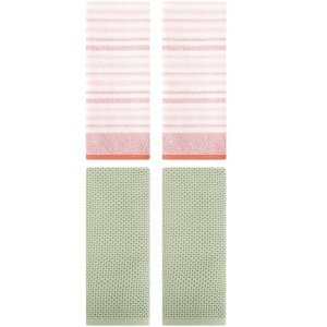 REGALWOVEN 4 Pcs Solid Bathroom Hotel and Spa Waffle Cotton Hand Towels - 1 of 4