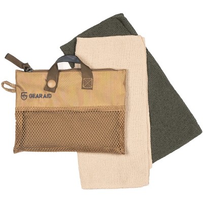 thumbnail image 2 of Gear Aid McNett Tactical Microfiber Ultra Compact Towel - Coyote, Travel Size 2 of 5