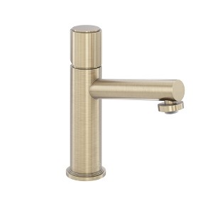CASAINC Single Handle Single Hole Bathroom Vessel Sink Faucet with Pop-Up Drain Included, Gold - 1 of 1