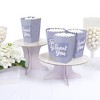 Big Dot of Happiness Purple Elegantly Simple - Guest Party Favor Popcorn Treat Boxes - Set of 12 - 3 of 4