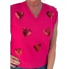 Women's Sequin Heart Sweater Vest - Southern Grace - 2 of 2